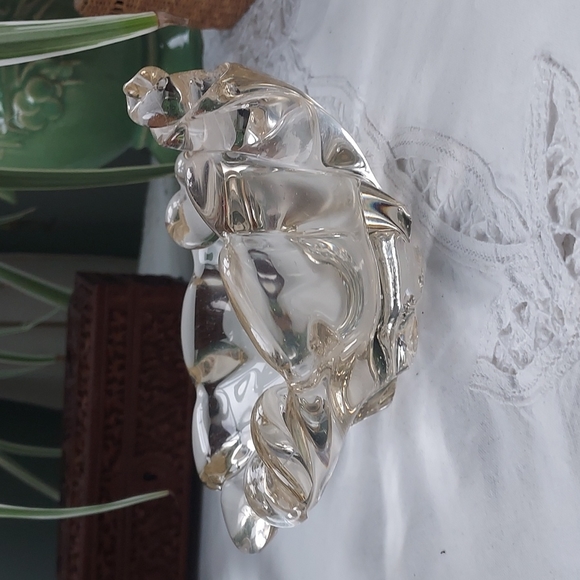 Art glass dish ashtray  .. beautiful retro vintage look - Picture 13 of 13